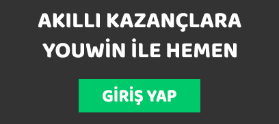 Akıllı kazançlar mesajı ve Youwin giriş yap butonu