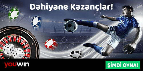 Futbolcu, rulet çarkı ve casino çipleri